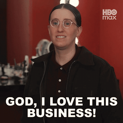 Woman In Blue Dress Says That's Wild GIF