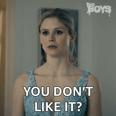 Woman In Blue Dress Says You Don T Like It GIF