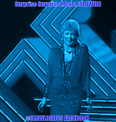 Woman In Blue Dress Surprise Surprise Meme Slowed GIF
