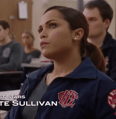 Woman In Blue Jacket Te Sullivan GIF