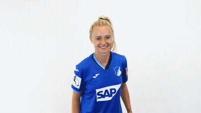 Woman In Blue Jersey Steinert GIF