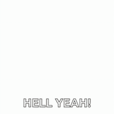 Woman In Blue Shirt Flexing Muscles Hell Yeah GIF