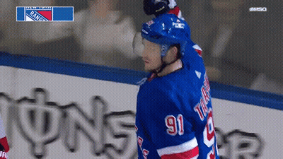 Woman In Blue Shirt Flexing Muscles You Got This GIF