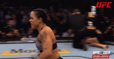Woman In Boxing Ring UFC 2018 Decade Review GIF