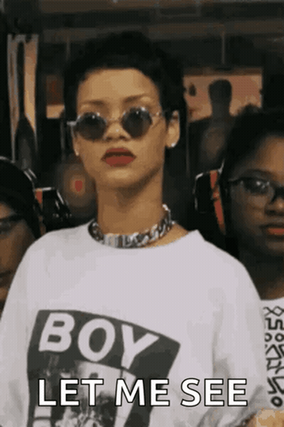 Woman In Boy Let Me See Shirt GIF