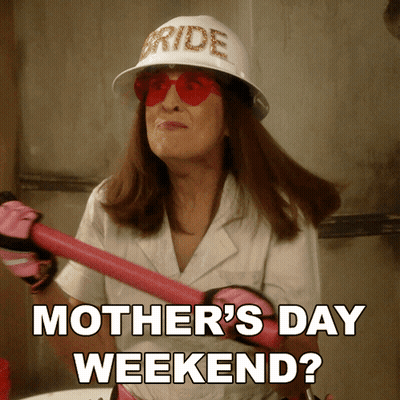 Woman In Bride Helmet Holding Pink Object GIF