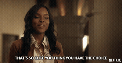 Woman In Brown Jacket Saying That's So Cute GIF