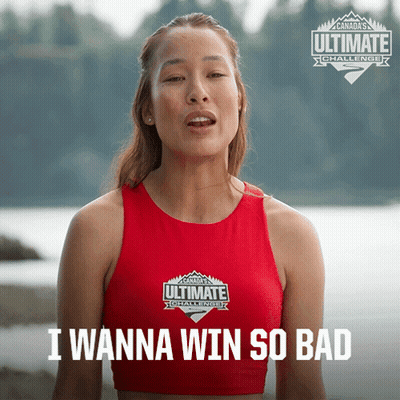 Woman In Canada's Ultimate Challenge Shirt GIF