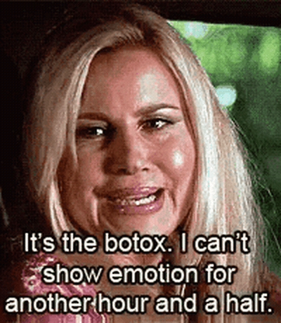 Woman In Car It's Botox I Can't GIF