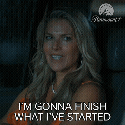 Woman In Car Saying I'm Gonna Finish What I've Started GIF