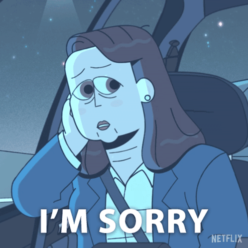 Woman In Car Saying I'm Sorry By Netflix GIF
