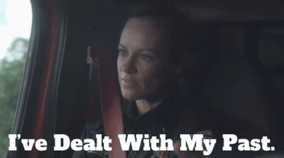 Woman In Car Saying I've Dealt With My Past GIF