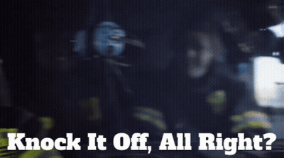 Woman In Car Saying Knock It Off All Right GIF