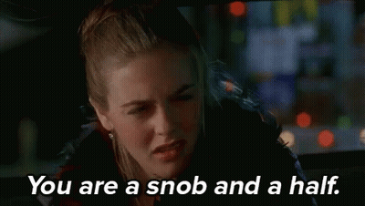 Woman In Car Saying You Are A Snob And A Half GIF