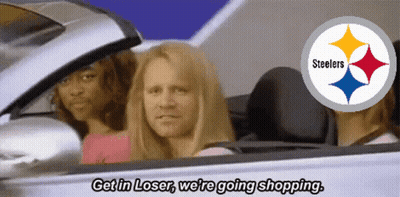 Woman In Car Says Get In Loser We're Shopping GIF