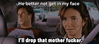 Woman In Car Telling Man Not To Get In Her Face GIF
