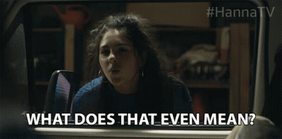 Woman In Car What Does That Even Mean GIF