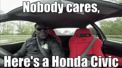 Woman In Car When Beat Drops Honda Civic GIF
