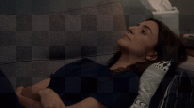 Woman In Cauldron With Green Smoke From Mouth GIF