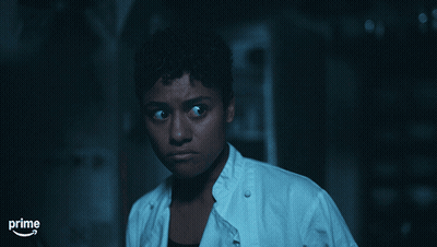 Woman In Chef Coat With Prime Logo GIF