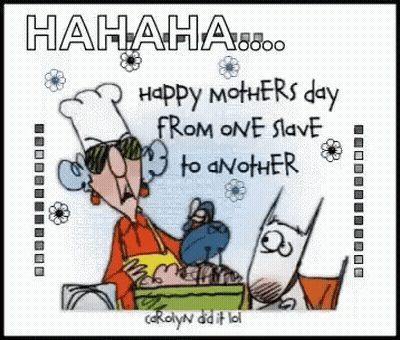 Woman In Chef Hat And Apron Holding Baby GIF