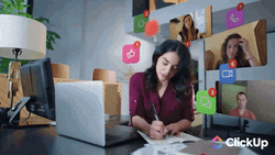 Woman In Collaboration With Other People Virtually GIF