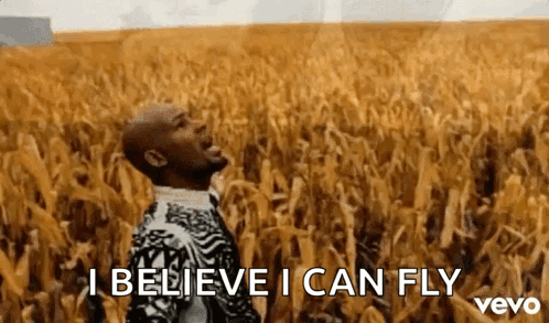 Woman In Colorful Shirt Saying I'm Not Afraid GIF
