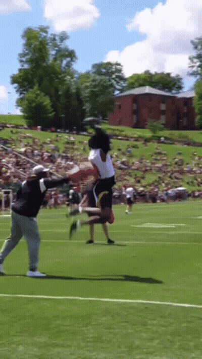 Woman In Cowboy Hat Before The Face I Love Wall GIF