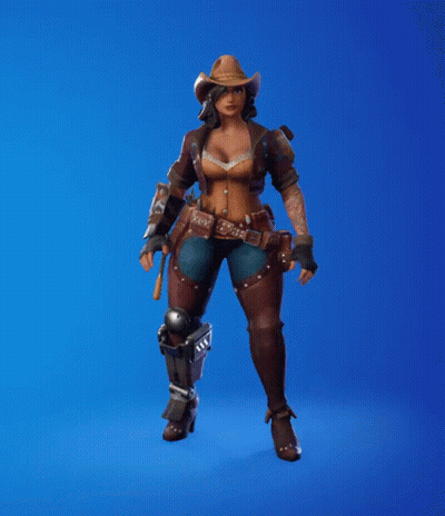 Woman In Cowboy Hat Giving Thumbs Up GIF