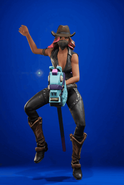 Woman In Cowboy Hat Holding Gun GIF