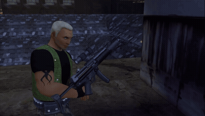 Woman In Cowboy Hat In Front Of Tomb Raider Anniversary Screen GIF