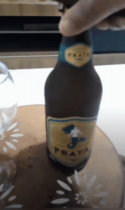 Woman In Crop Top Drinking Beer GIF