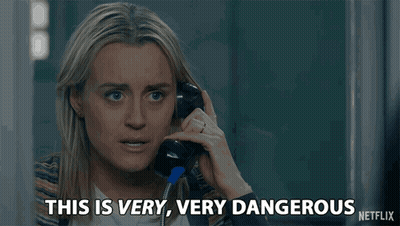 Woman In Crown Holding Stuffed Animal Says This Looks Kinda Dangerous GIF