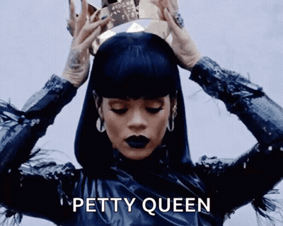 Woman In Crown Petty Queen GIF