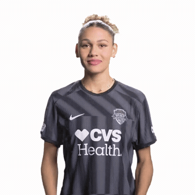 Woman In CVS Health Shirt With Mouth Open GIF