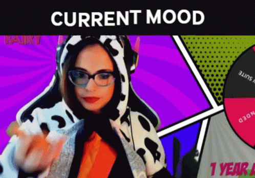 Woman In Dalmatian Costume And Glasses Giving Thumbs Up GIF