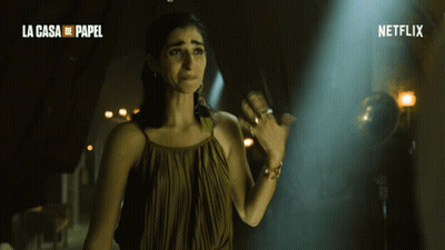 Woman In Dark Room La Casa De Papel GIF
