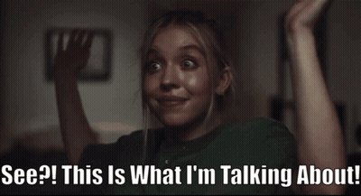Woman In Dark Room Saying See This Is What I'm Talking About GIF
