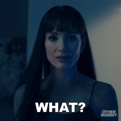 Woman In Dark Room Saying What GIF