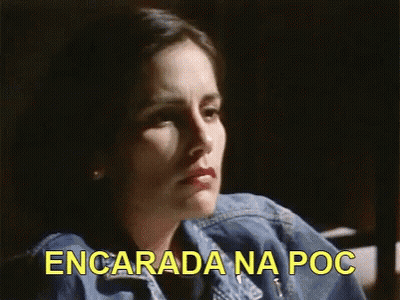 Woman In Denim Jacket Encarada Na Poc GIF