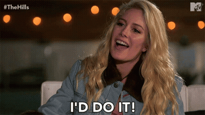 Woman In Denim Jacket I'd Do It MTV GIF