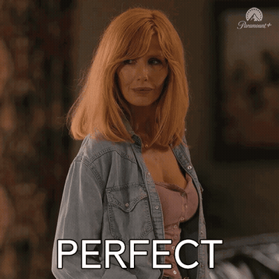 Woman In Denim Shirt In Front Of Perfect GIF