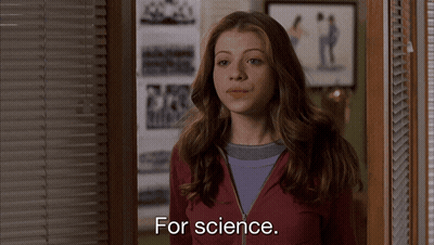 Woman In Doorway For Science GIF