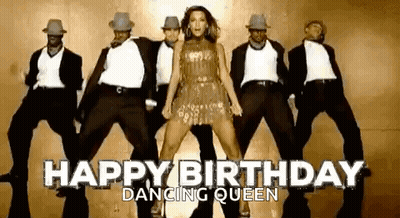 Woman In Dress Dancing With Men GIF