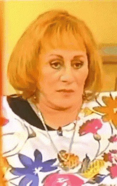 Woman in Floral Shirt