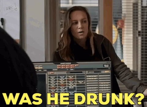 Woman In Front Of Computer With Was He Drunk GIF