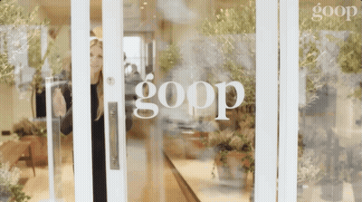 Woman In Front Of Door Saying Gopp GIF