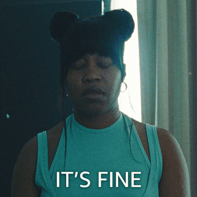 Woman In Front Of LG Refrigerator GIF