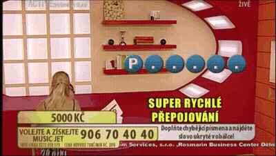 Woman In Front Of Super Rychle Prepojovani Sign GIF