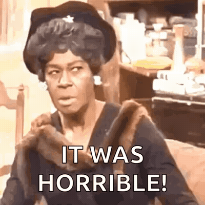 Woman In Fur Coat And Hat Says It Was Horrible GIF